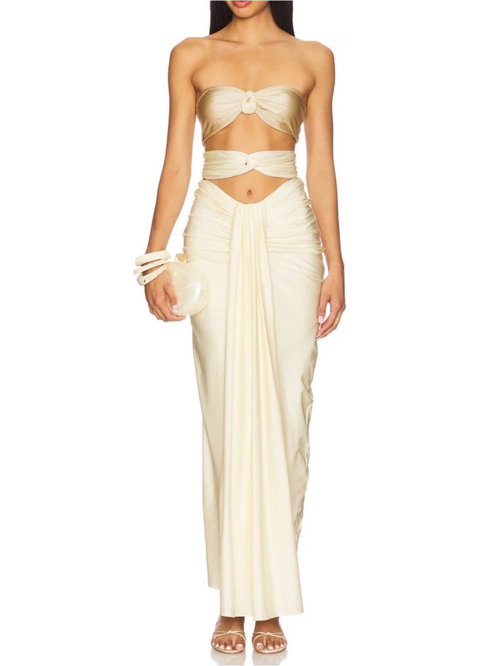 Baobab Giselle Dress in Marble Ivory - Picture 3 of 15